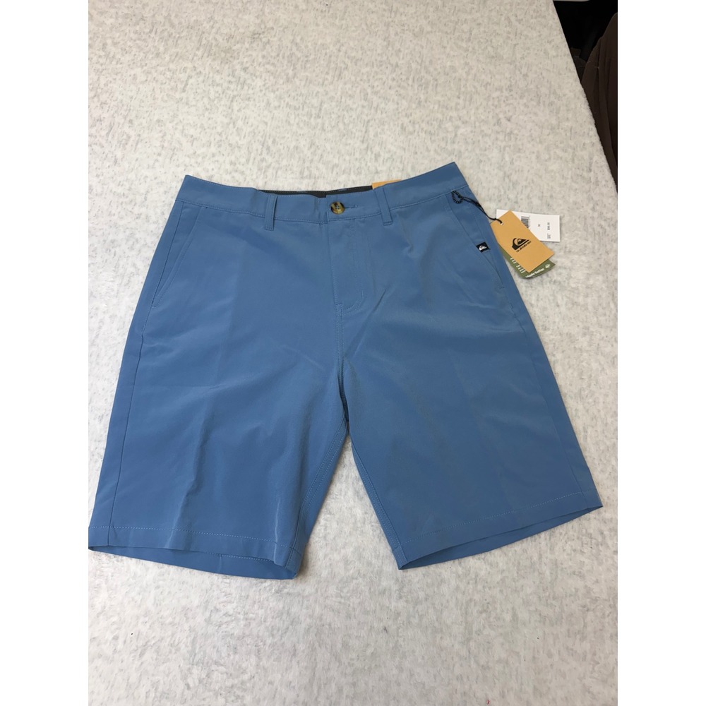 Quiksilver Amphibian Shorts Mens 30 Blue DryFlight Hybrid Walkshorts Regular Fit